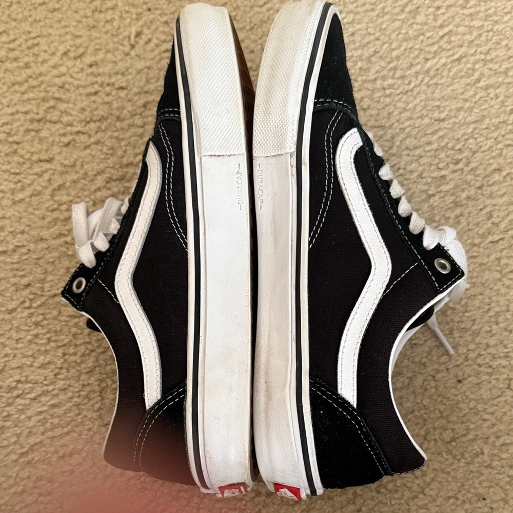 Vans Black and White Sneakers - Picture 6 of 10